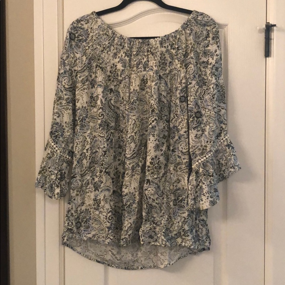 Long sleeve blouse